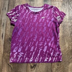 Nike Kids' Purple Dri Fit Graphic T-Shirt Girls Size 6X